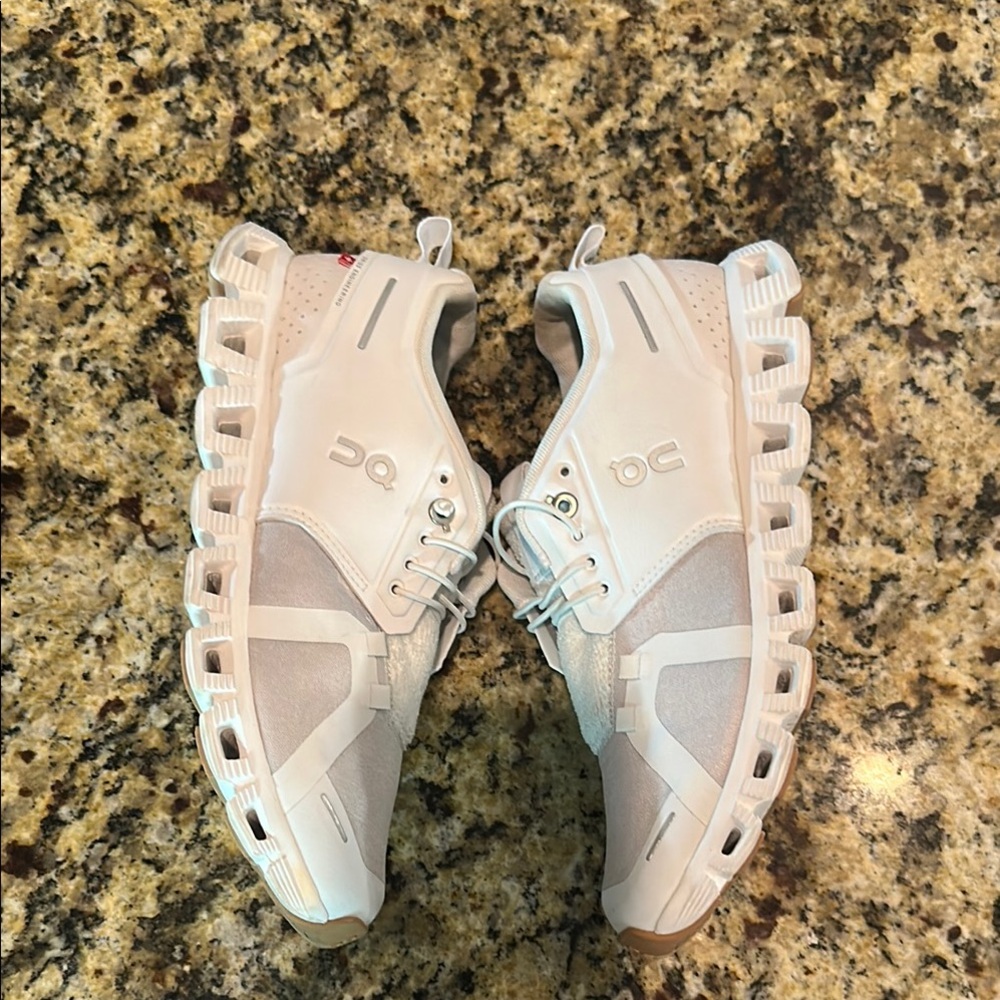 Sold on Mercari On Cloud 5 Running White Sneakers